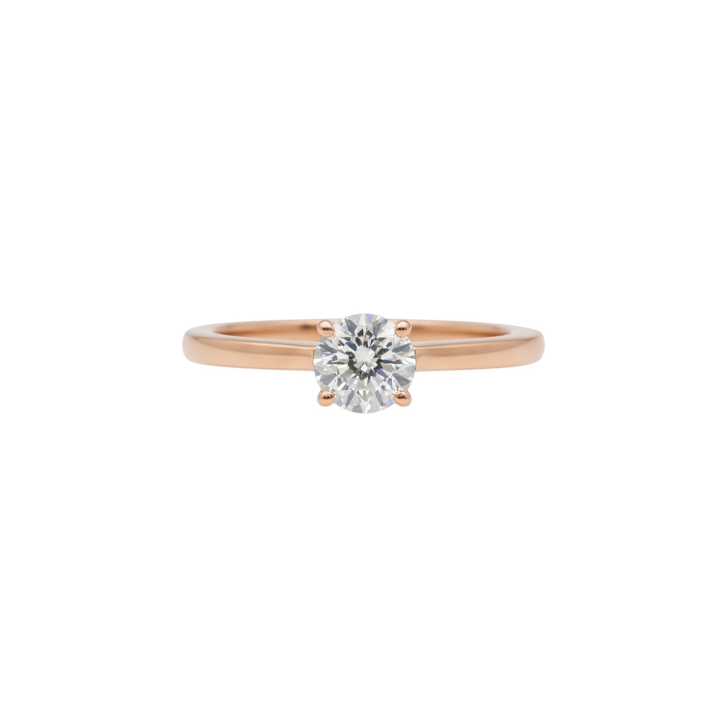 14Kt Gold 0.50 Ct Lab Created Diamond Ring