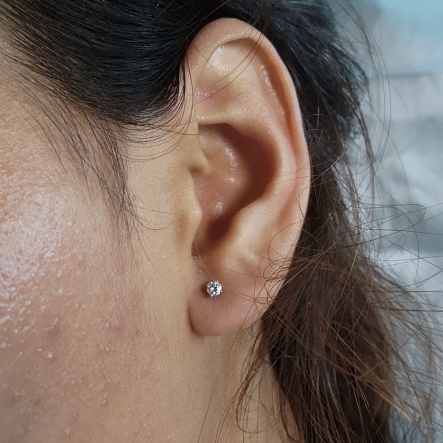 14Kt Gold 0.25 Ct Lab Grown Diamond Earrings