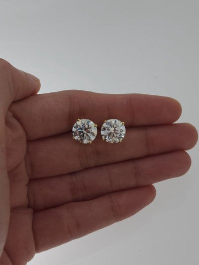 18Kt Gold 7 IGI Certified Lab Grown Diamond Studs Earrings