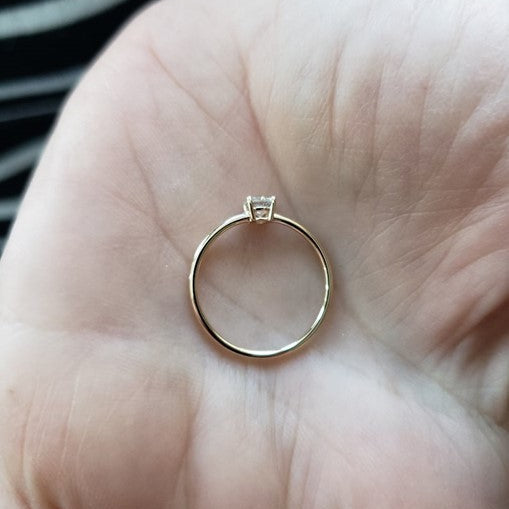 14Kt Gold 0.30Ct Lab grown Diamond Ring
