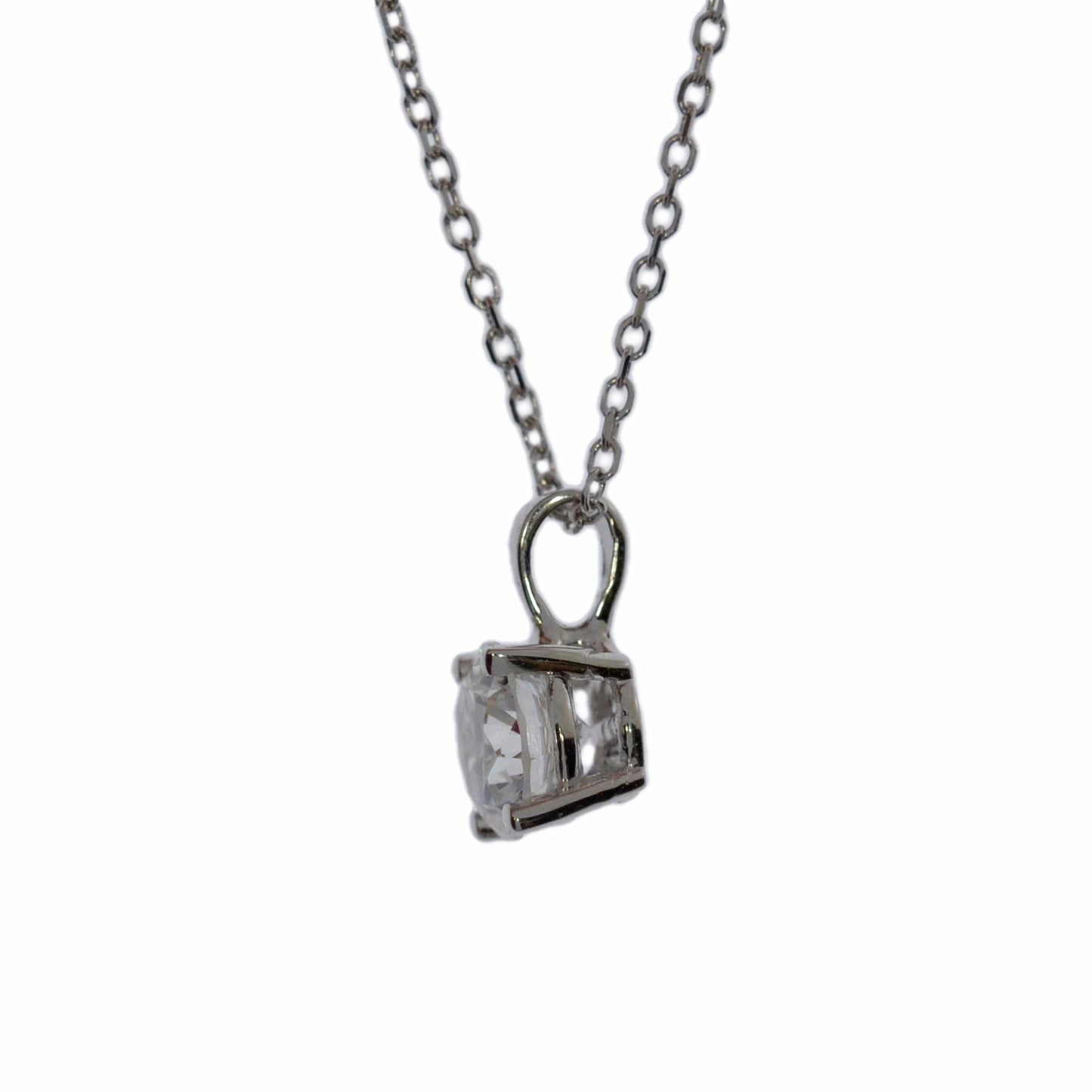 14Kt Gold 0.25 Ct Lab Grown Diamond Pendant Necklace