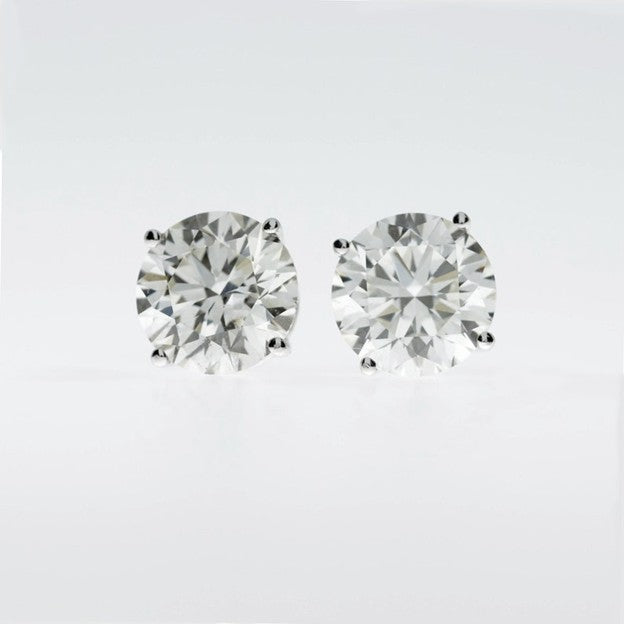 18Kt Gold 6 Ct Lab Grown Diamond Studs Earrings