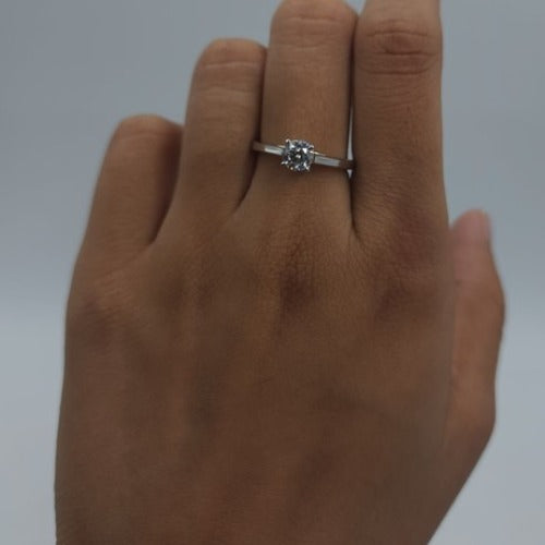 14Kt Gold 0.50 Ct Lab Created Diamond Ring