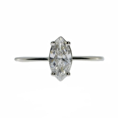 14Kt Gold 1 Ct Lab Grown Diamond Marquise Ring
