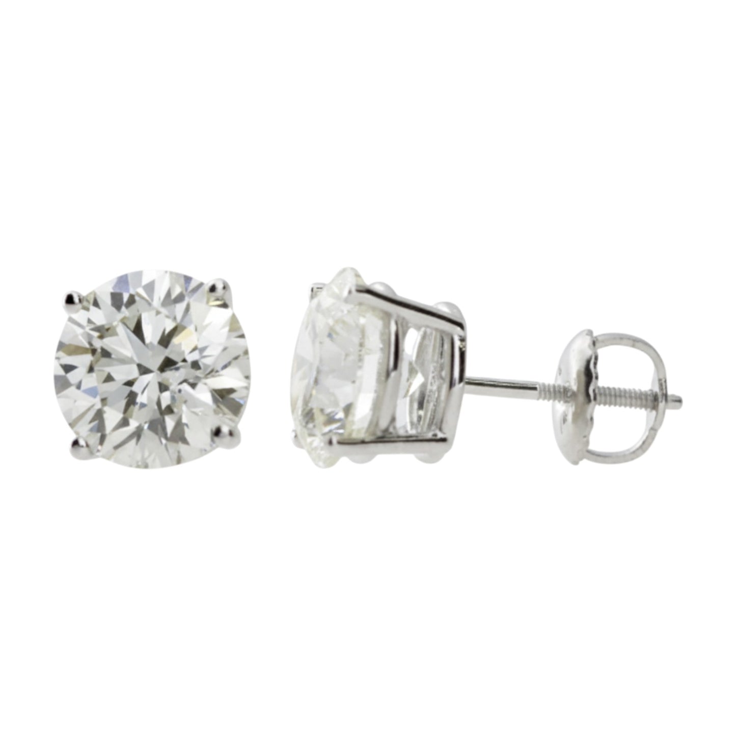 18Kt Gold 7 IGI Certified Lab Grown Diamond Studs Earrings