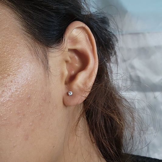 14Kt Gold 0.25 Ct Lab Grown Diamond Earrings