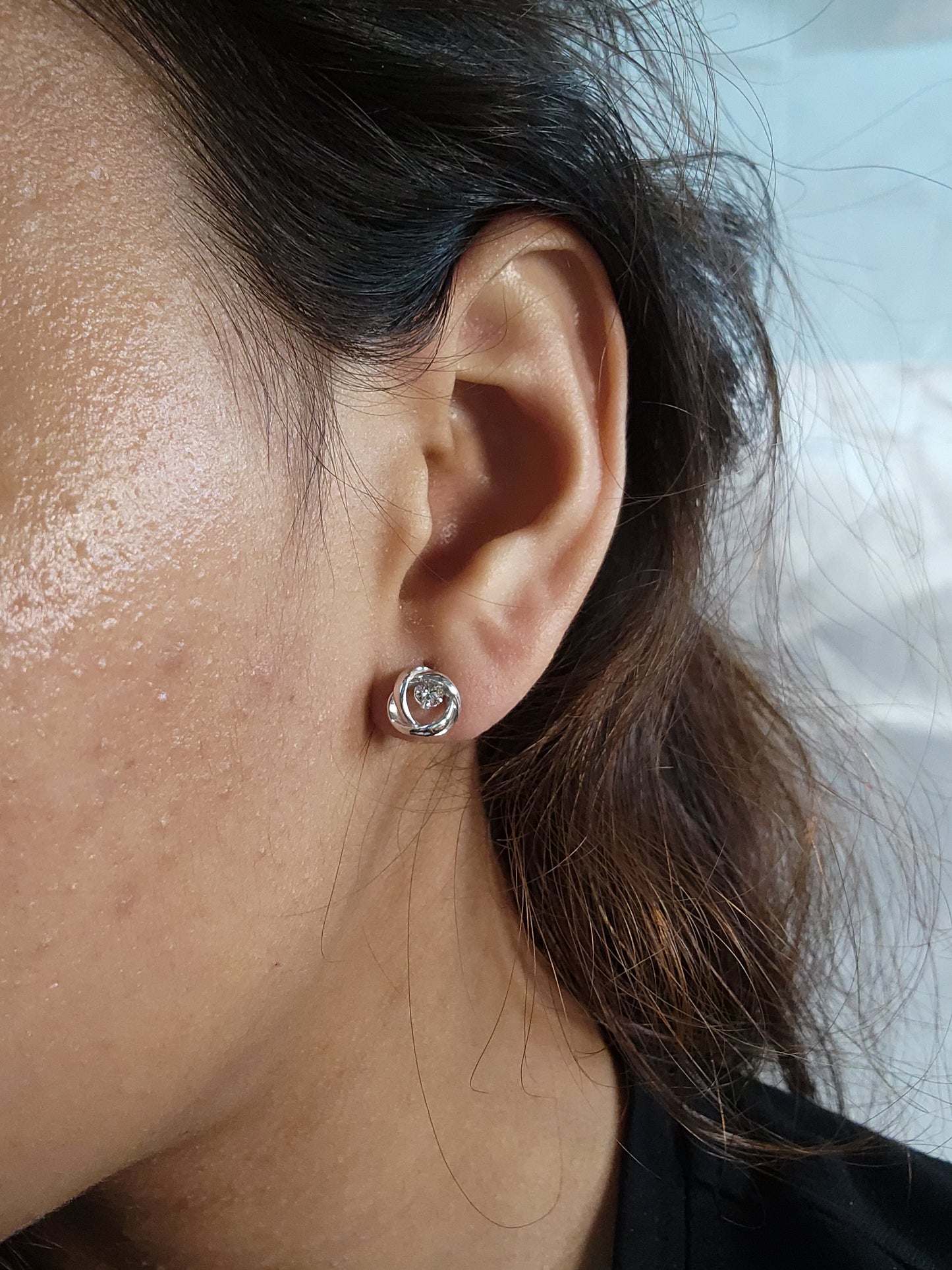 14Kt Gold 0.25 Ct Lab Grown Diamond Stud Earrings