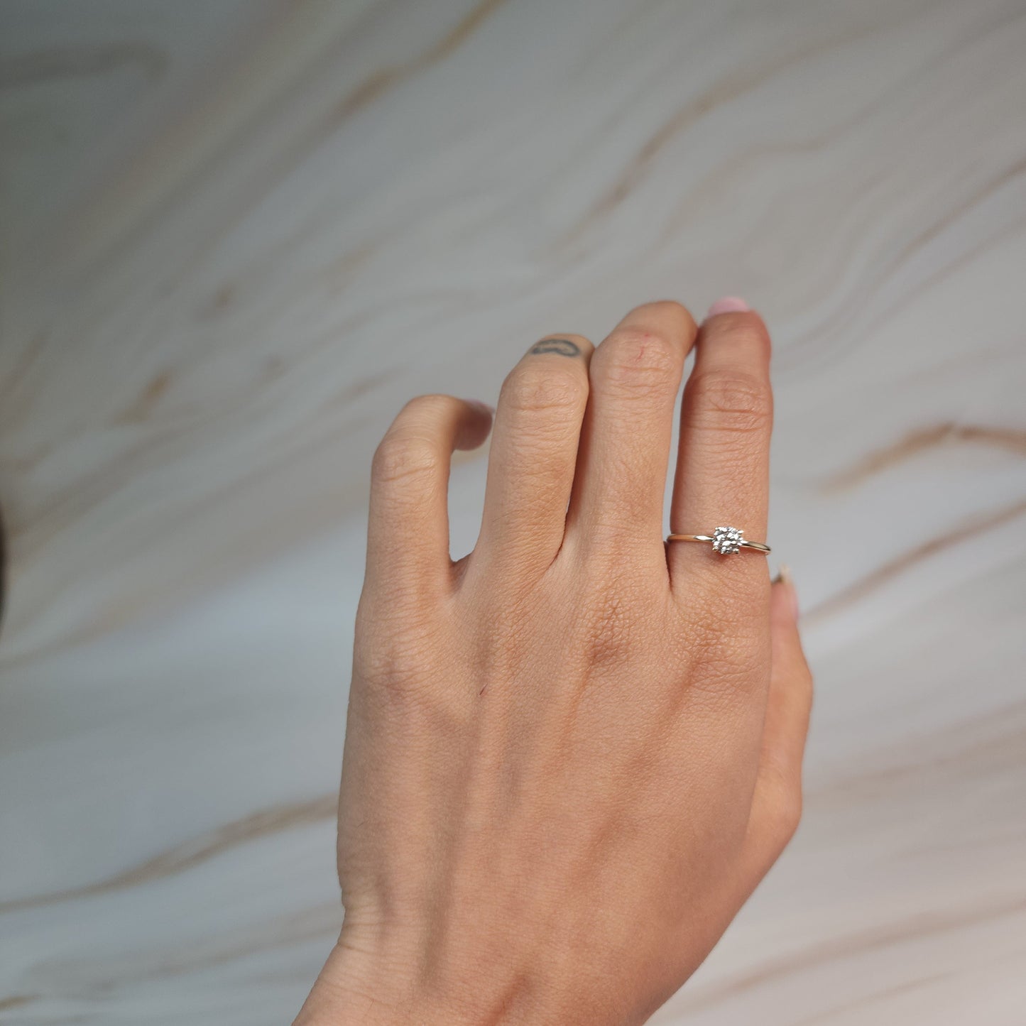 14Kt Gold 0.40 Ct Lab GrownDiamond Ring