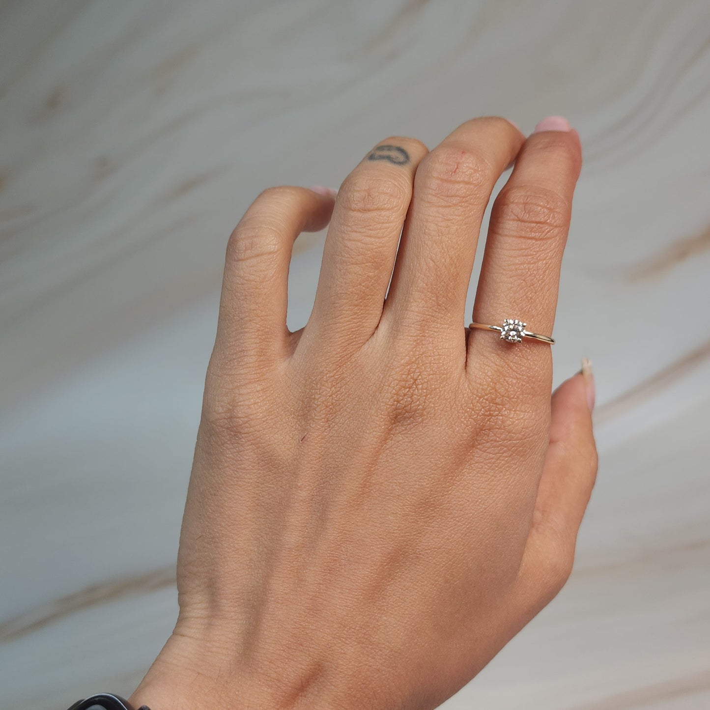 14Kt Gold 0.40 Ct Lab GrownDiamond Ring