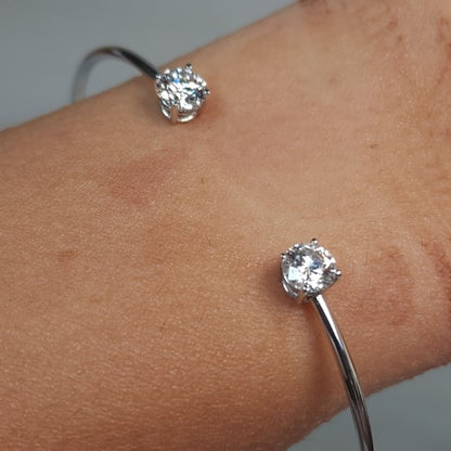 14Kt Gold 0.50Ct Lab Grown Diamond Bangle Bracelet