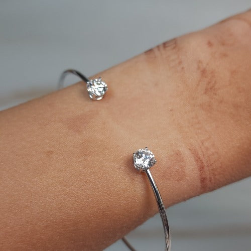 14Kt Gold 0.50Ct Lab Grown Diamond Bangle Bracelet