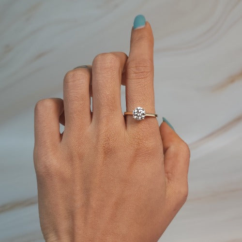 14Kt Gold 1.20 Ct Lab Grown Diamond Ring