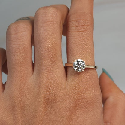 14Kt Gold 1.20 Ct Lab Grown Diamond Ring