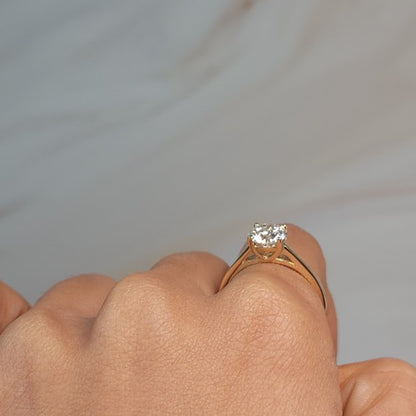 14Kt Gold 1.20 Ct Lab Grown Diamond Ring