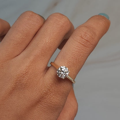 14Kt Gold 1.20 Ct Lab Grown Diamond Ring