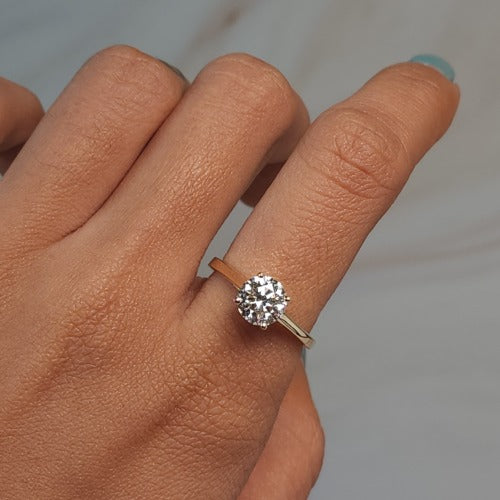 14Kt Gold 1.20 Ct Lab Grown Diamond Ring