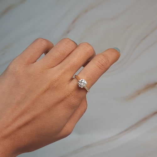 14Kt Gold 1.20 Ct Lab Grown Diamond Ring