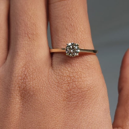 14Kt Gold 0.60 Ct Lab Created Diamond Ring