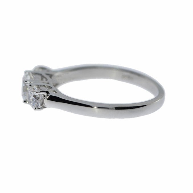 14K Gold Lab Grown 1.50 Ct 3 Stone Diamond Ring