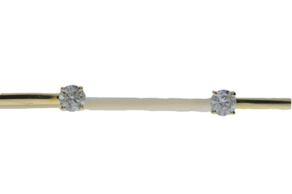 14Kt Gold 0.40Ct Lab Grown Diamond Bangle Bracelet