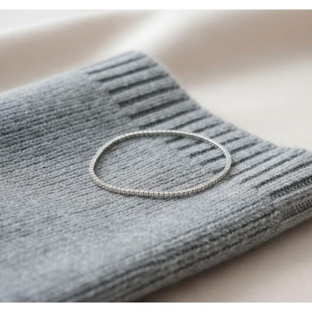 14Kt Gold 1.50 Ct Lab Grown Diamond Tennis Bracelet