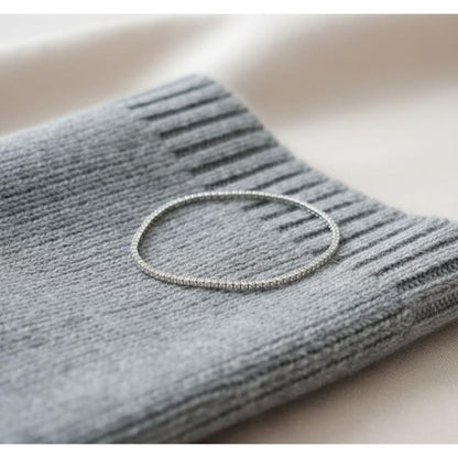 14Kt Gold 1.50 Ct Lab Grown Diamond Tennis Bracelet