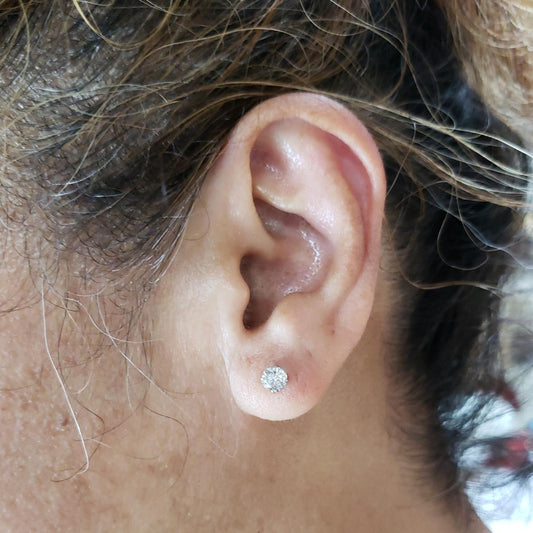 14Kt Gold 1.10 Ct Lab Grown Diamond Stud Earrings