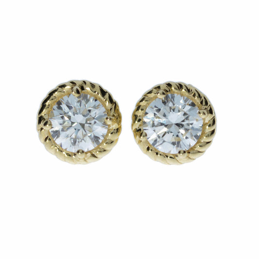 14Kt Gold 0.50 Ct Lab Grown Diamond Earrings