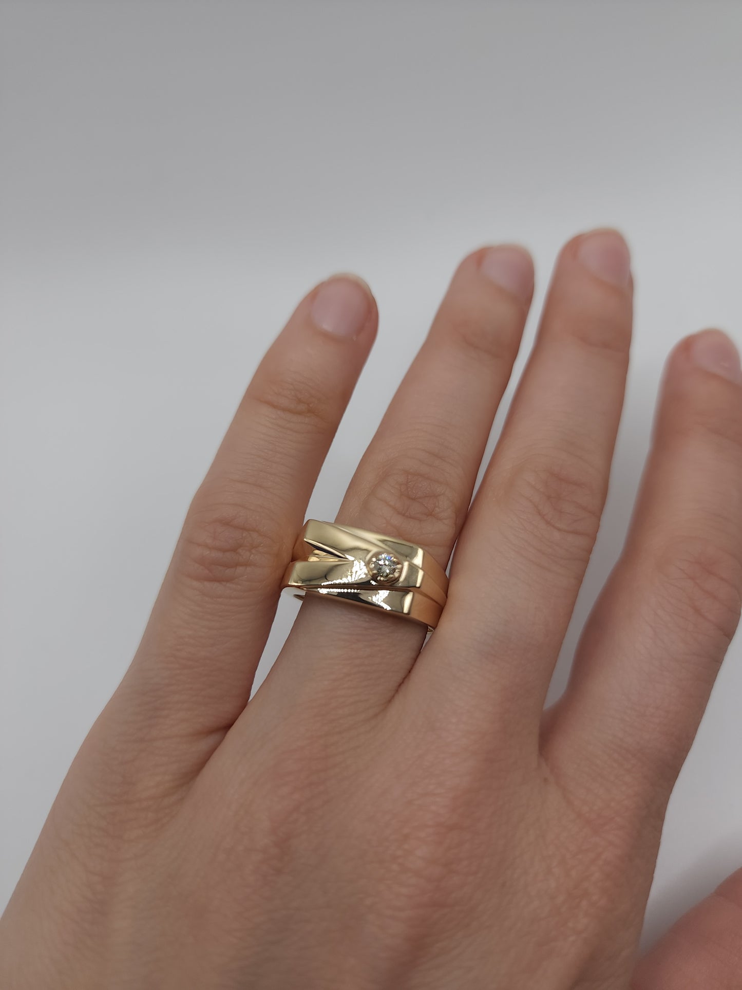 14Kt Gold Men's Diamond Ring