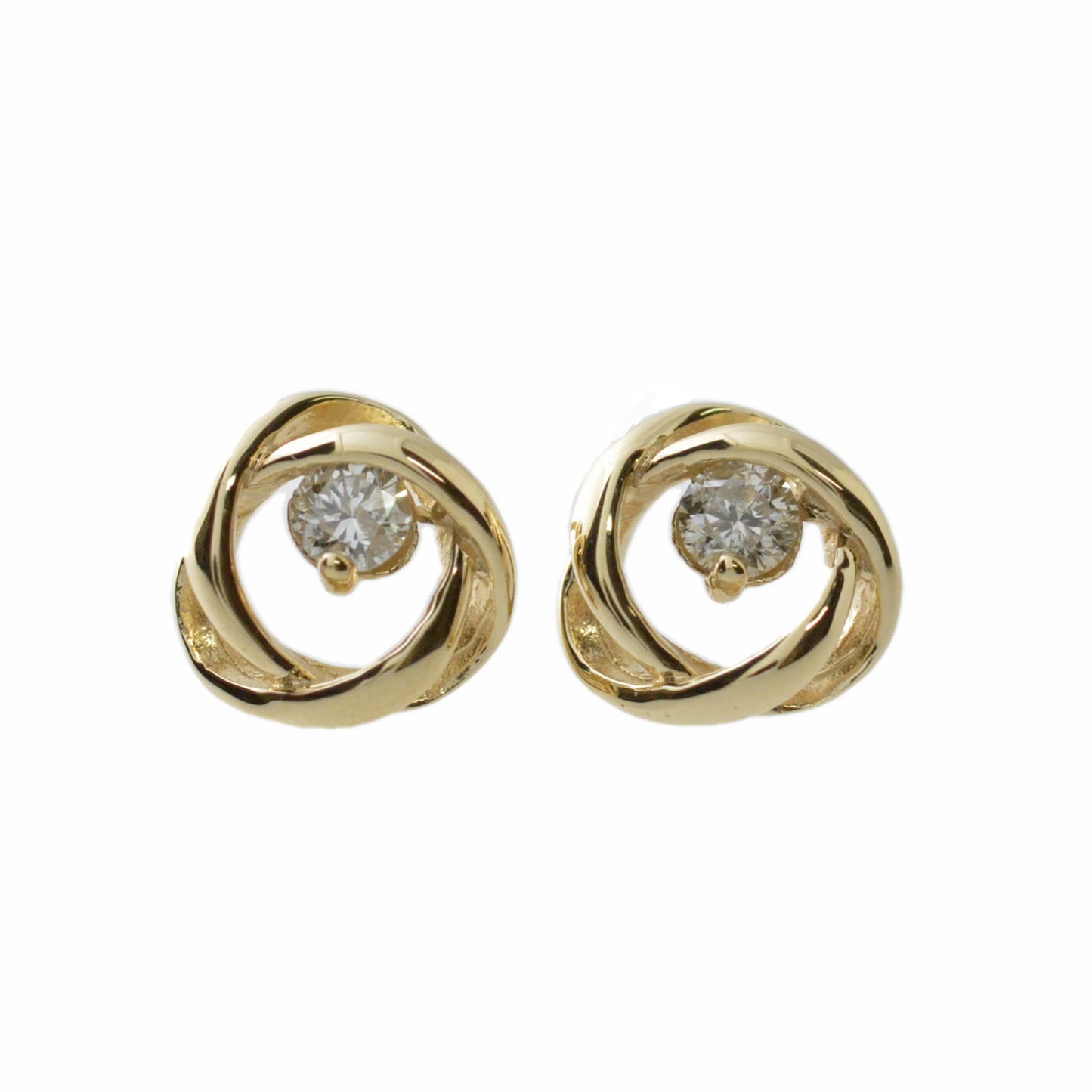 14Kt Gold 0.20 Ct Lab Grown Diamond Stud Earrings