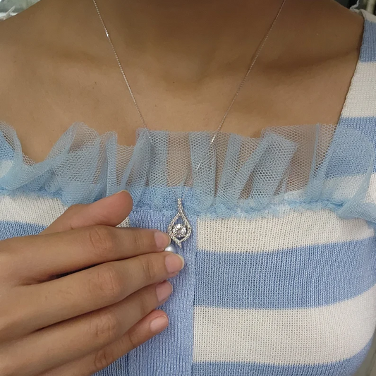 14K Gold 1.41 Ct Lab Grown Diamond Solitaire Pendant Necklace