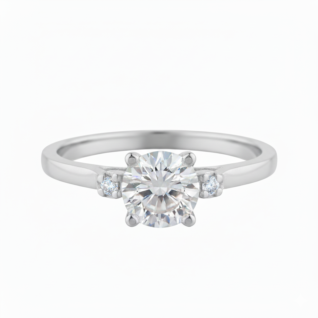 14Kt Gold 0.50 Ct Genuine Natural Diamond Ring