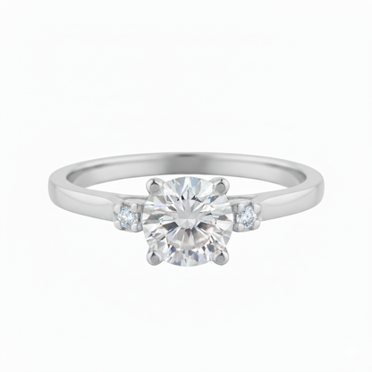 14Kt Gold 0.50 Ct Genuine Natural Diamond Ring