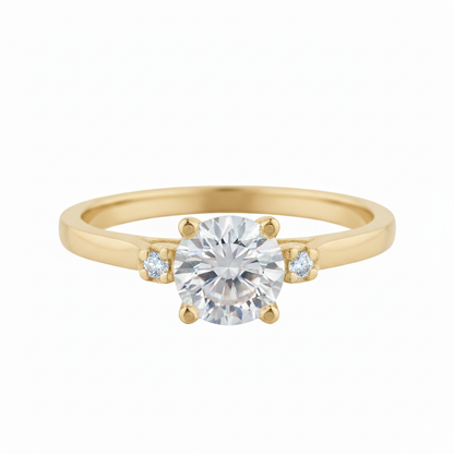 14Kt Gold 0.50 Ct Genuine Natural Diamond Ring