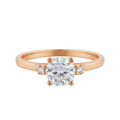 14Kt Gold 0.50 Ct Genuine Natural Diamond Ring