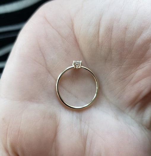 14Kt Gold 0.30Ct Lab grown Diamond Ring