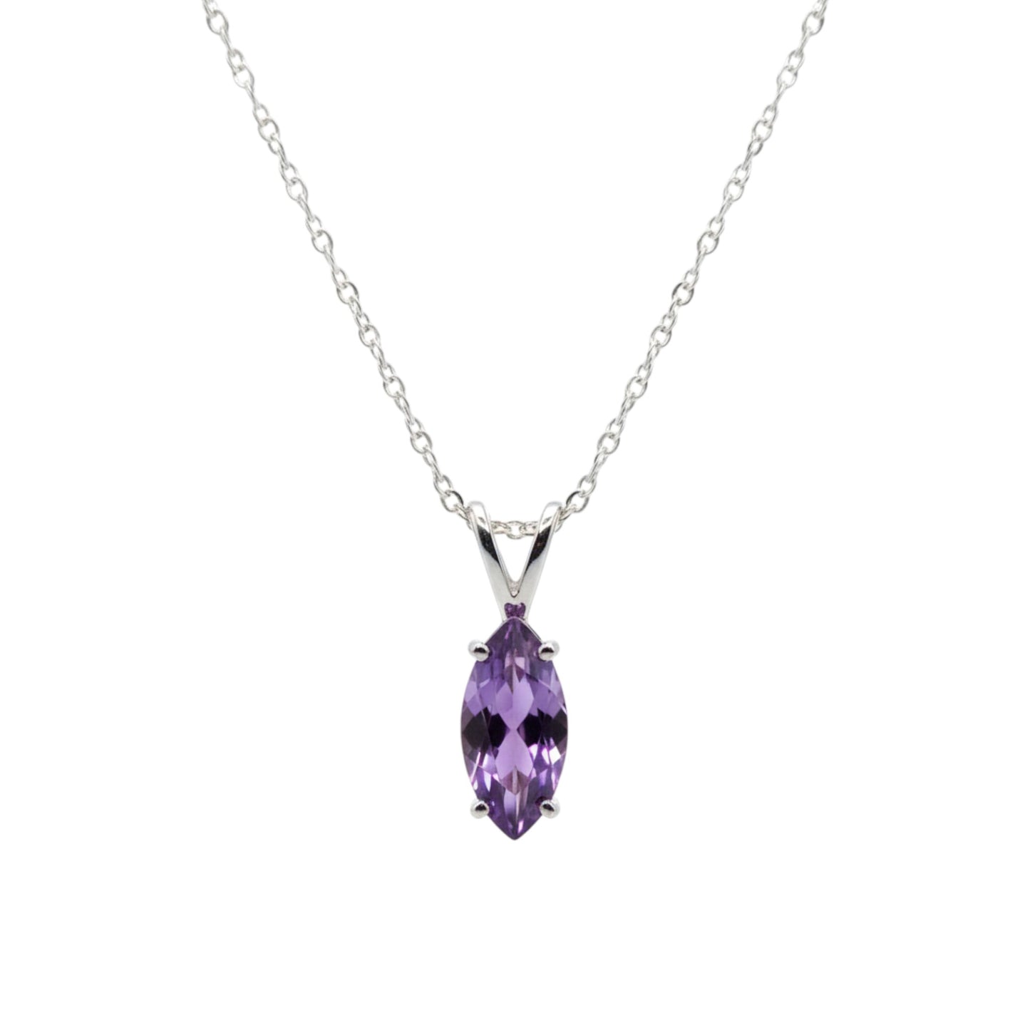 14Kt Gold Alexandrite Marquise Pendant