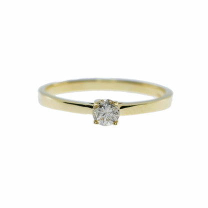 14Kt Gold 0.30 Ct Lab Grown Diamond Ring