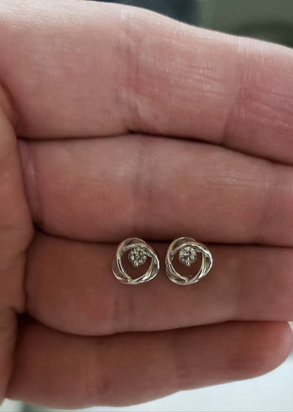 14Kt Gold 0.25 Ct Lab Grown Diamond Stud Earrings