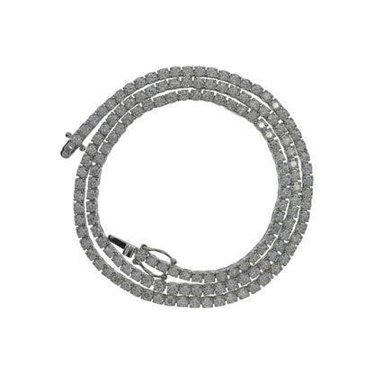 14Kt Gold 4 Ct 17-inch Lab Grown Diamond Tennis Necklace