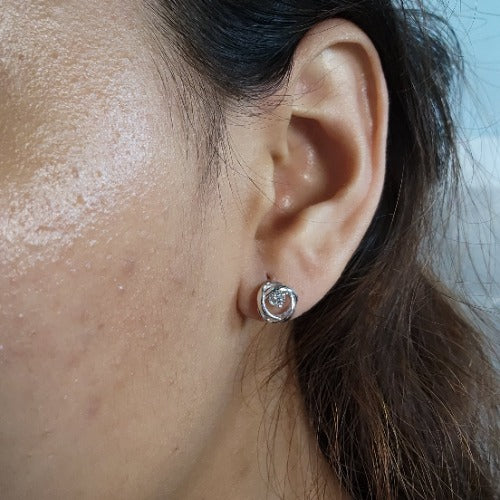 14Kt Gold 0.25 Ct Diamond Stud Earrings