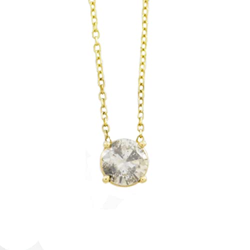 14Kt Gold 0.50 Ct Lab Grown Diamond Pendant Necklace