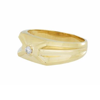14Kt Gold Men's Diamond Ring