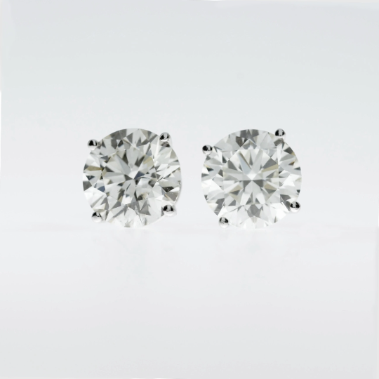 14Kt Gold 8 Ct Lab Grown Diamond IGI Certified Stud Earrings