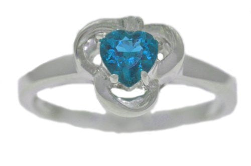 0.50 Ct Tanzanite & Diamond Oval Ring .925 Sterling Silver Rhodium Finish