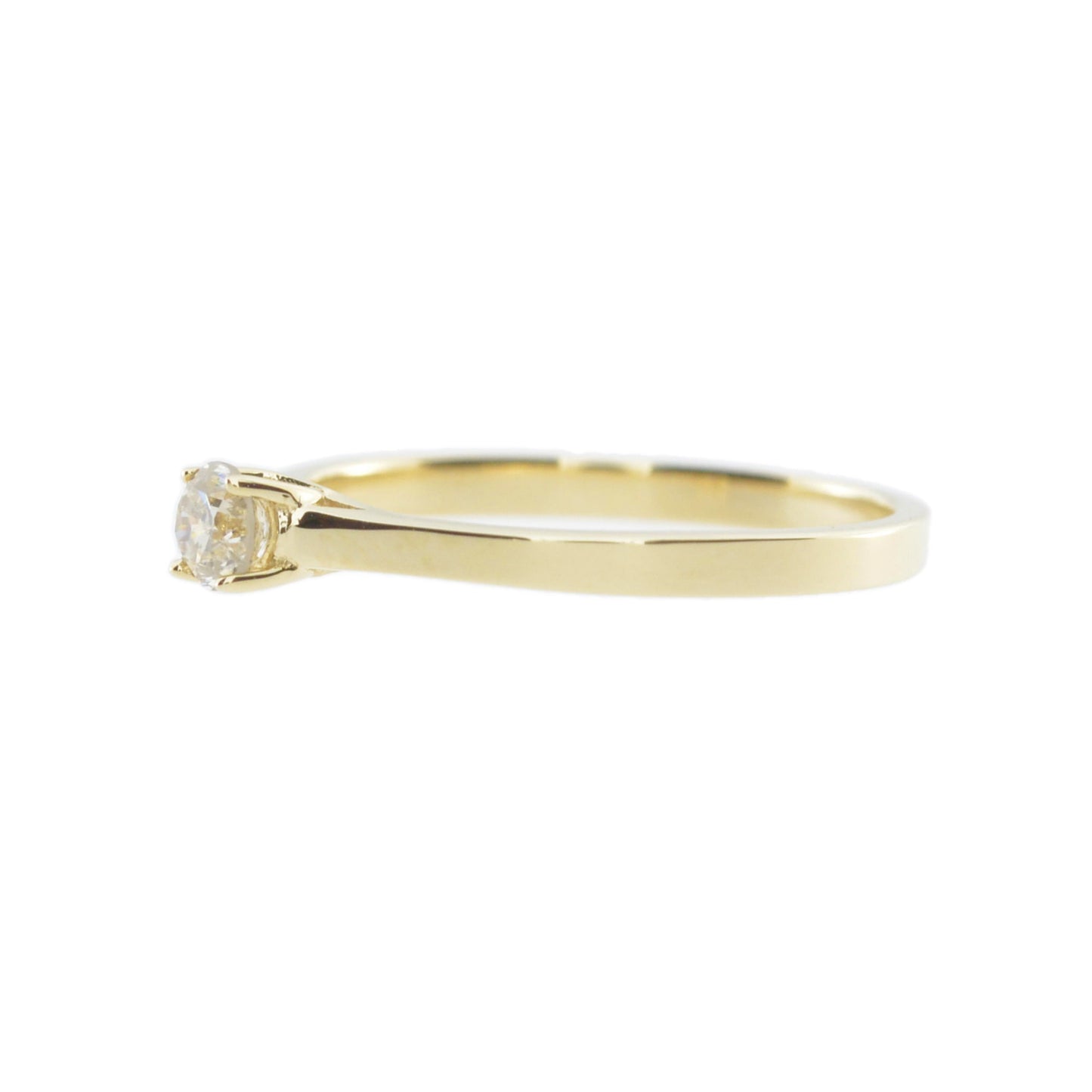 14Kt Gold 0.30 Ct Genuine Natural Diamond Ring