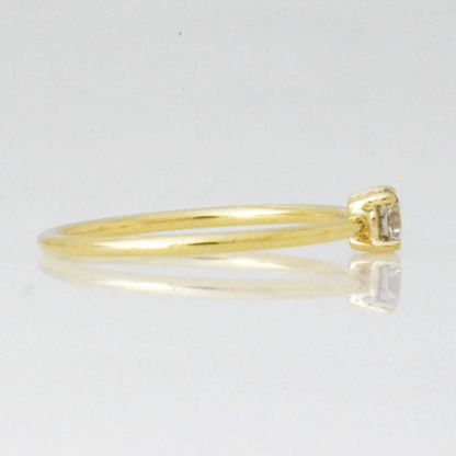 14Kt Gold 0.20 Ct Lab Grown Diamond Ring