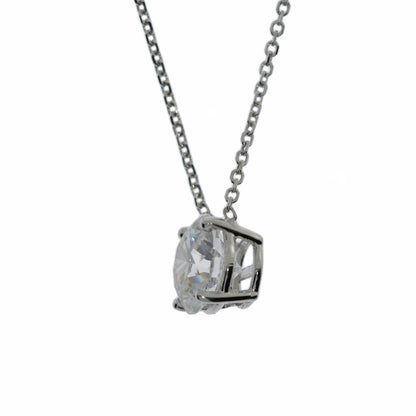 14Kt Gold 0.40 Ct Lab Created Diamond Pendant Necklace