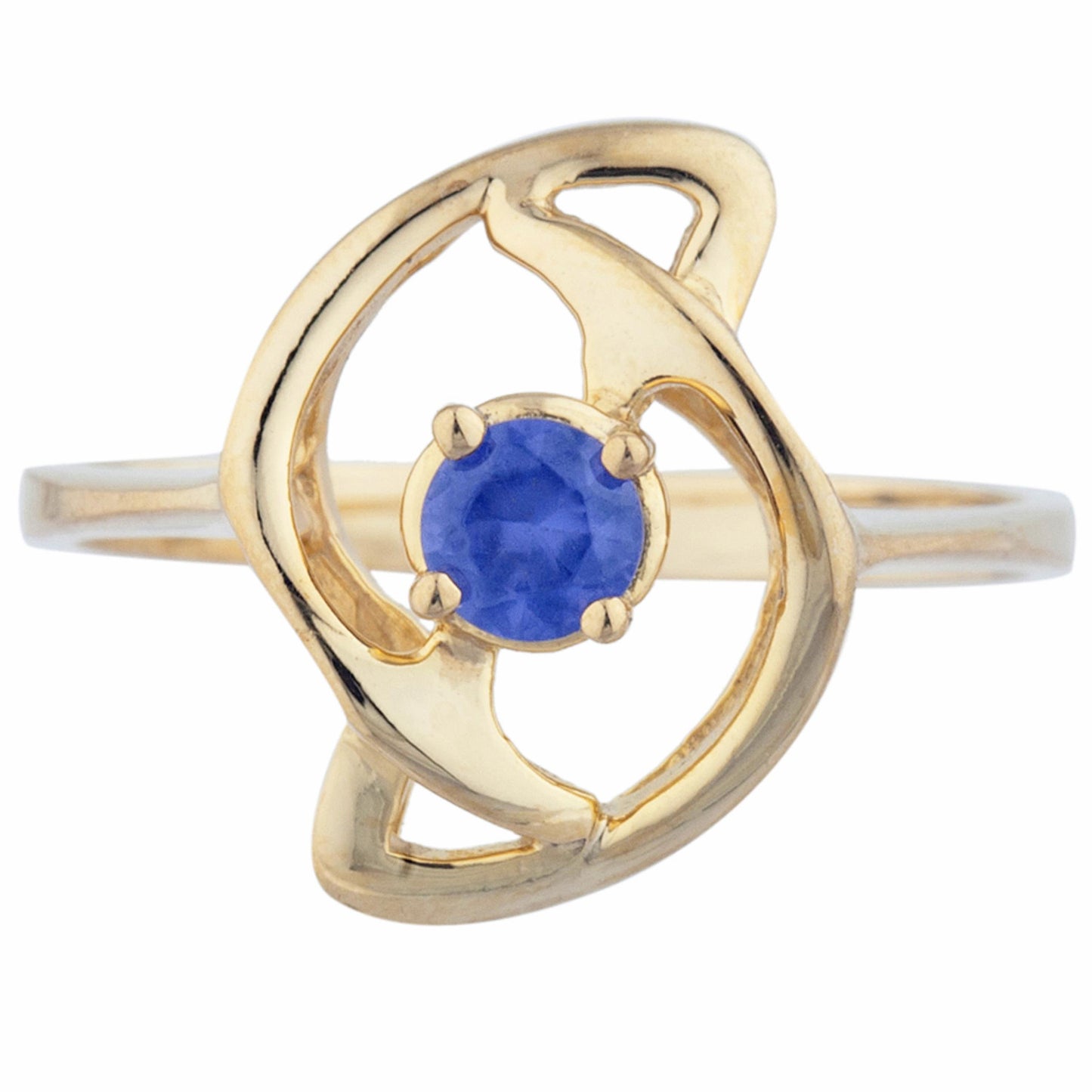 14Kt Gold Tanzanite Infinity Design Ring