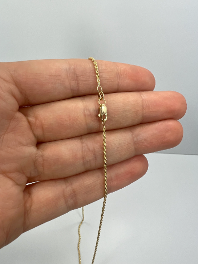 14Kt Gold 0.40 Ct Lab Created Diamond Pendant Necklace